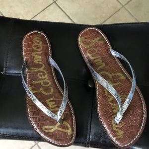 Sam edelman silver sandals